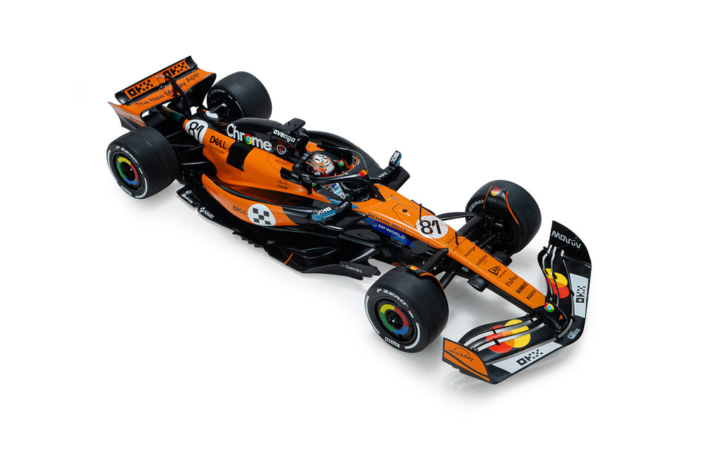 McLaren F1 Team MCL39 GP Monaco 2025, #81 Oscar Piastri - Solido S1818704 - 1/18 Scale Diecast Model Toy Car