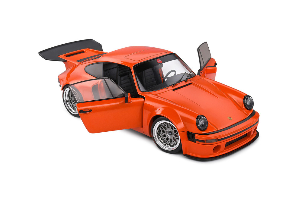2022 Porsche 911 KS-R, Orange - Solido S1810501 - 1/18 Scale Diecast Model Toy Car