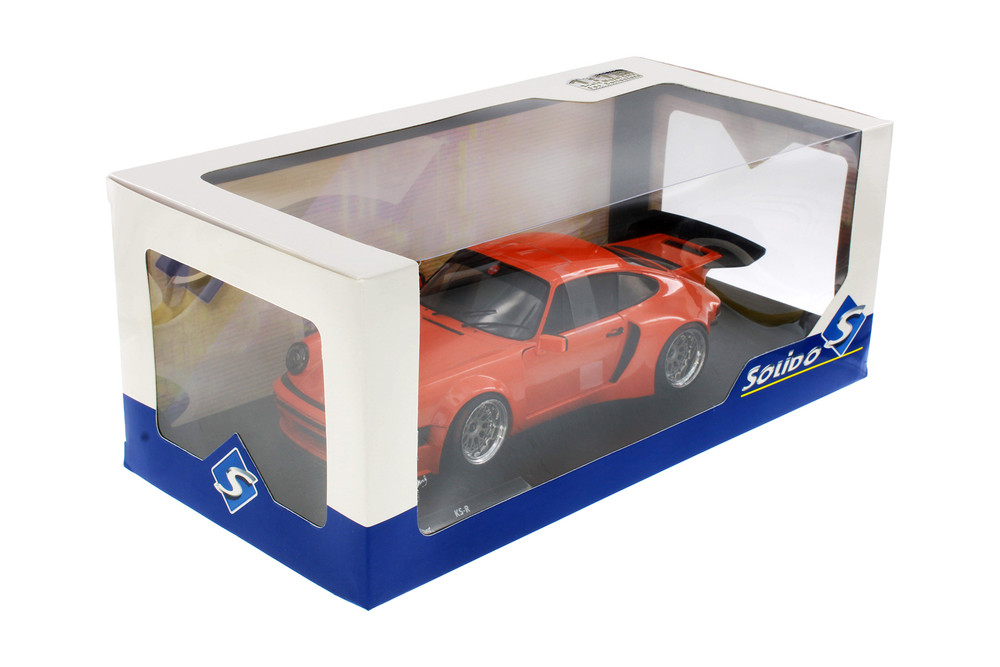 2022 Porsche 911 KS-R, Orange - Solido S1810501 - 1/18 Scale Diecast Model Toy Car