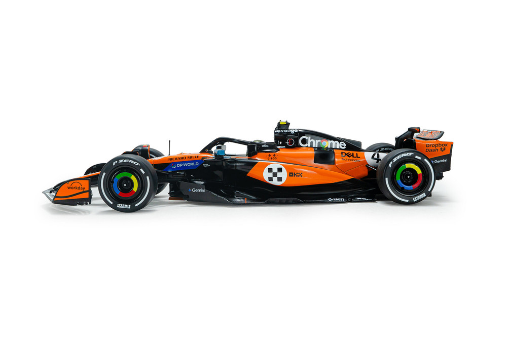 McLaren F1 Team MCL39 GP Monaco 2025, #4 Lando Norris - Solido S1818703 - 1/18 Scale Diecast Model Toy Car