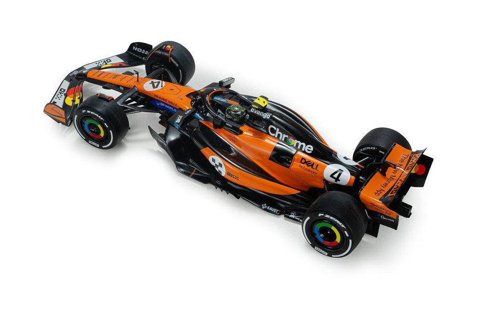 McLaren F1 Team MCL39 GP Monaco 2025, #4 Lando Norris - Solido S1818703 - 1/18 Scale Diecast Model Toy Car