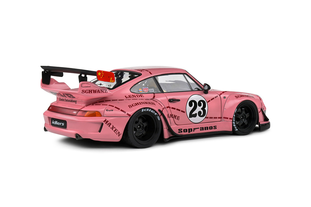 2020 RWB Bodykit #23 "Pink Pig", Pink - Solido S1808503 - 1/18 Scale Diecast Model Toy Car