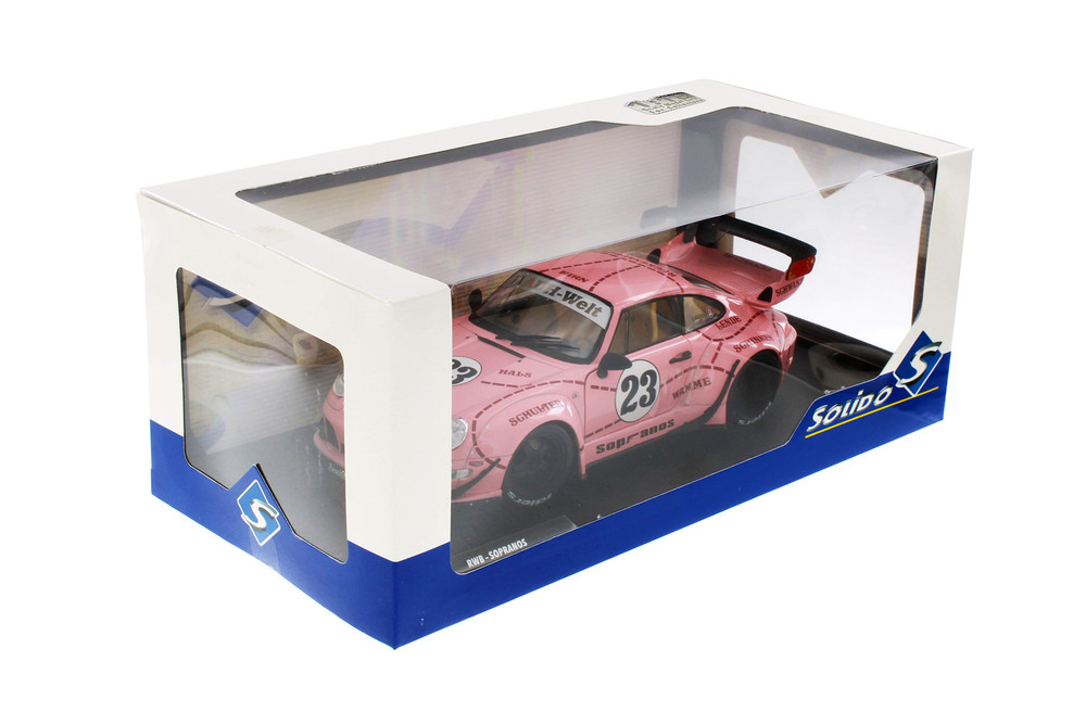 2020 RWB Bodykit #23 "Pink Pig", Pink - Solido S1808503 - 1/18 Scale Diecast Model Toy Car