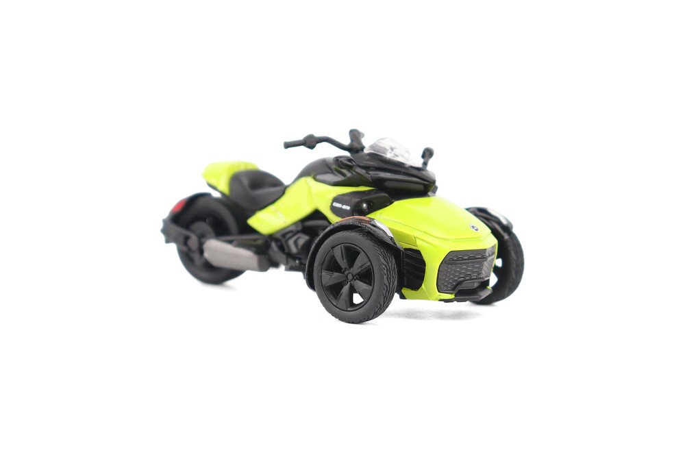 Can-Am Spyder F3 Special 3-Wheel Motorcycle, Manta Green - Diecast Masters 60019 - 1/32 Scale Diecast Model Toy Bike