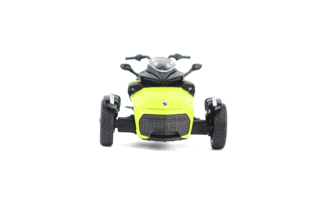 Can-Am Spyder F3 Special 3-Wheel Motorcycle, Manta Green - Diecast Masters 60019 - 1/32 Scale Diecast Model Toy Bike