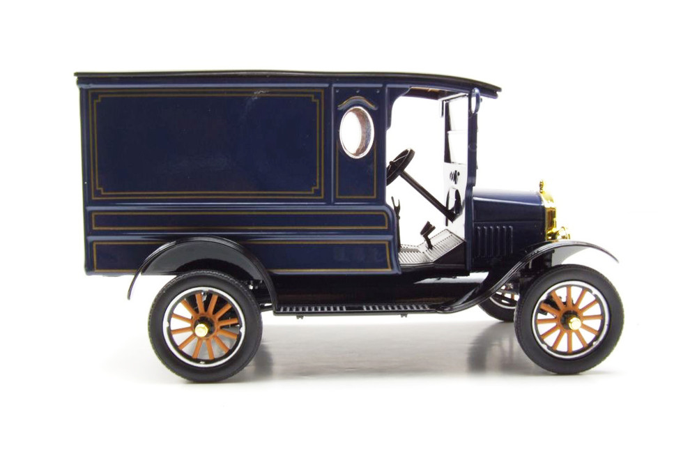 1925 Ford Model T Paddy Wagon, Dark Blue - Motor Max 79316PTMBU - 1/24 Scale Diecast Model Toy Car