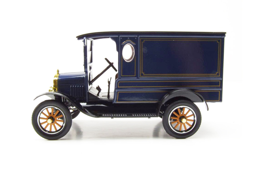 1925 Ford Model T Paddy Wagon, Dark Blue - Motor Max 79316PTMBU - 1/24 Scale Diecast Model Toy Car