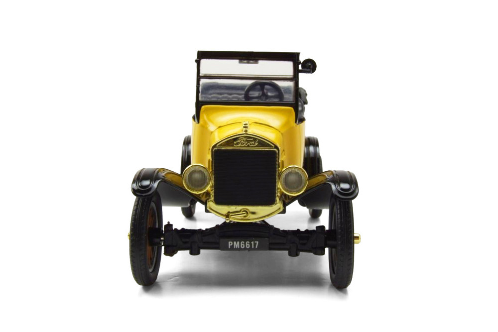 1925 Ford Model T Touring, Yellow - Motor Max 79328PTMY - 1/24 Scale Diecast Model Toy Car