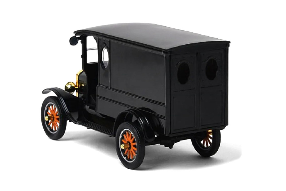 1925 Ford Model T Paddy Wagon, Black - Motor Max 79316PTMK - 1/24 Scale Diecast Model Toy Car