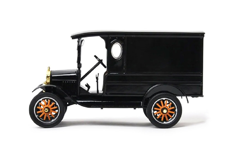 1925 Ford Model T Paddy Wagon, Black - Motor Max 79316PTMK - 1/24 Scale Diecast Model Toy Car