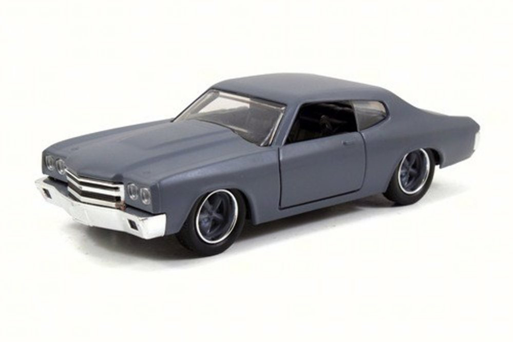Dom's Chevy Chevelle SS, Primer Grey - JADA 97379 - 1/32 Scale Diecast Model Toy Car