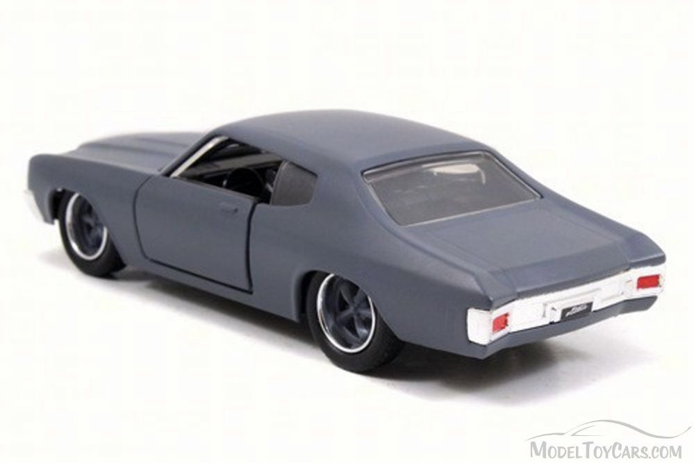 Dom's Chevy Chevelle SS, Primer Grey - JADA 97379 - 1/32 Scale Diecast Model Toy Car
