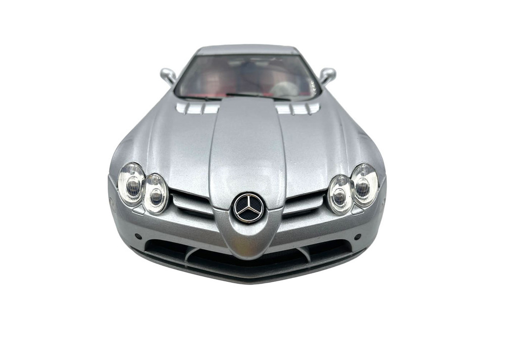 Mercedes-Benz SLR McLaren, Silver - Showcasts 77306SV - 1/24 Scale Diecast Model Toy Car