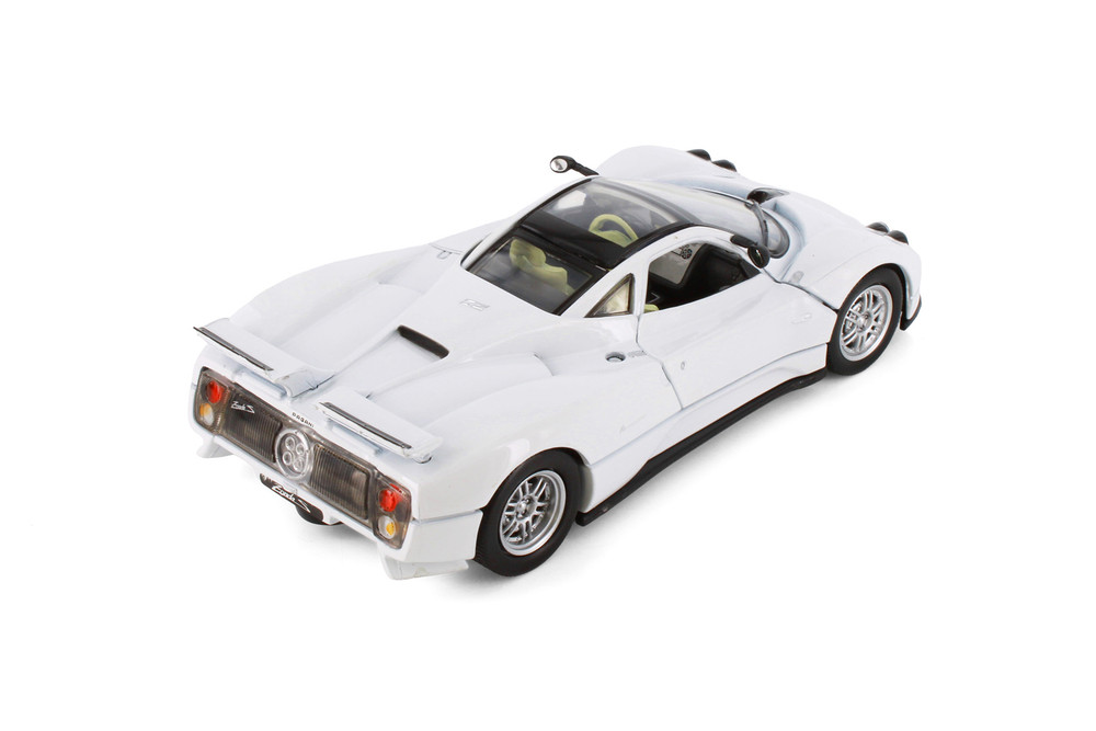 Box of 4 Pagani Zonda C12 w/Sunroof, ASSTD - Showcasts 77272D - 1/24 Scale Diecast Model Toy Cars