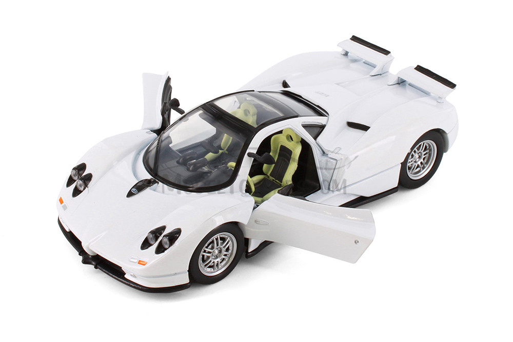 Box of 4 Pagani Zonda C12 w/Sunroof, ASSTD - Showcasts® 77272D - 1/24 Scale Diecast Model Toy Cars