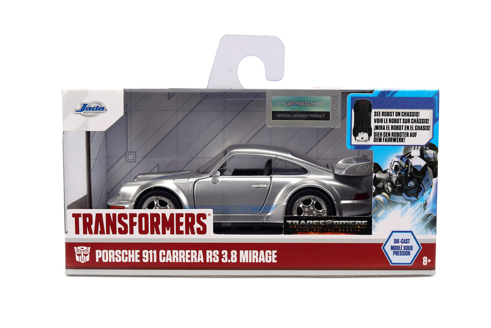Porsche 911 Carrera RS 3.8 "Mirage", TRANSFORMERS - Jada Toys 36210 - 1/32 Scale Diecast Model Toy Car
