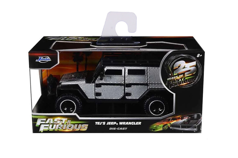Tej's Jeep Wrangler - 25th Anniversary Series, Fast & Furious - Jada Toys 34444 - 1/32 Scale Diecast Model Toy Car