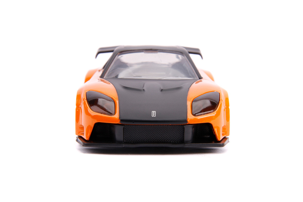 Twin Pack Han's 2020 Mazda RX-7 & Toyota GR Supra, Orange/Black - Jada Toys 32910 - 1/32 Scale Diecast Model Toy Car