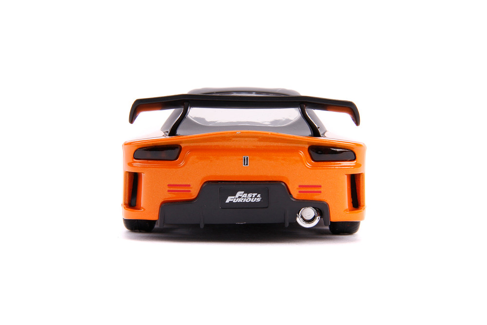 Twin Pack Han's 2020 Mazda RX-7 & Toyota GR Supra, Orange/Black - Jada Toys 32910 - 1/32 Scale Diecast Model Toy Car