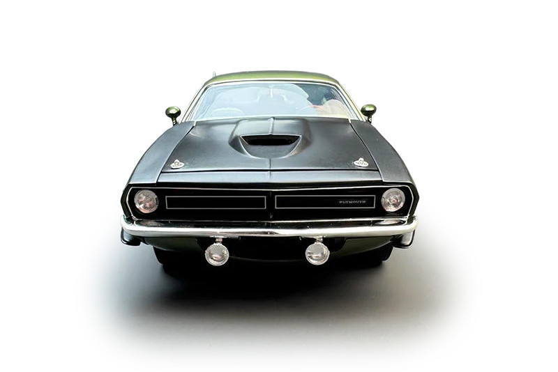 1970 Plymouth Barracuda AAR, Ivy Green - Acme A1806140 - 1/18