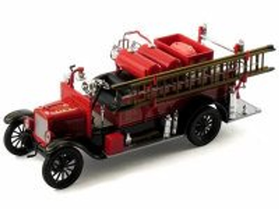 1926 Ford Model T Detroit Fire Truck, Black and Red -s 32313 - 1/32 Scale Diecast Model Toy Car