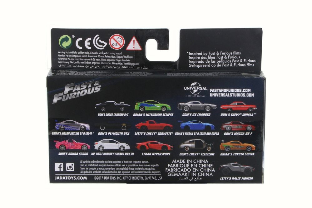 Letty's Chevrolet Corvette F8 Fate of Furious, Red - Jada 98306 - 1/32 Scale Diecast Model Toy Car