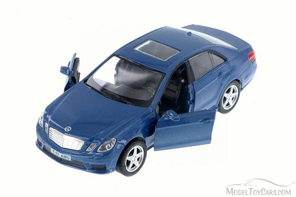 Mercedes-Benz E63 AMG w/ Sunroof, Blue - RMZ City 555999 - 1/32