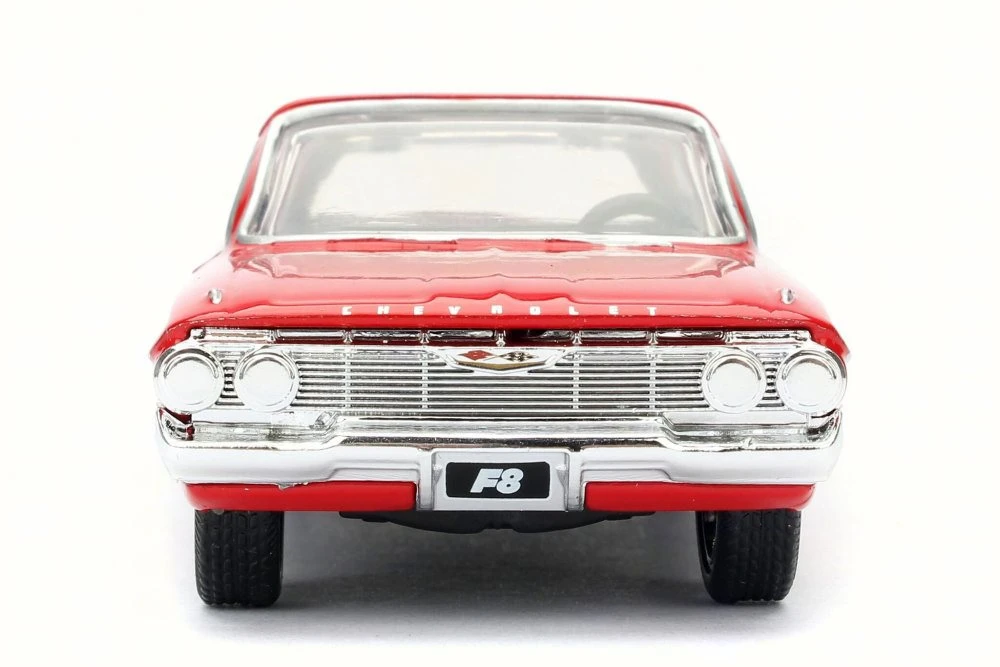 Dom's Chevy Impala F8 Fate of Furious, Red - Jada 98304 - 1/32 Scale Diecast Model Toy Car