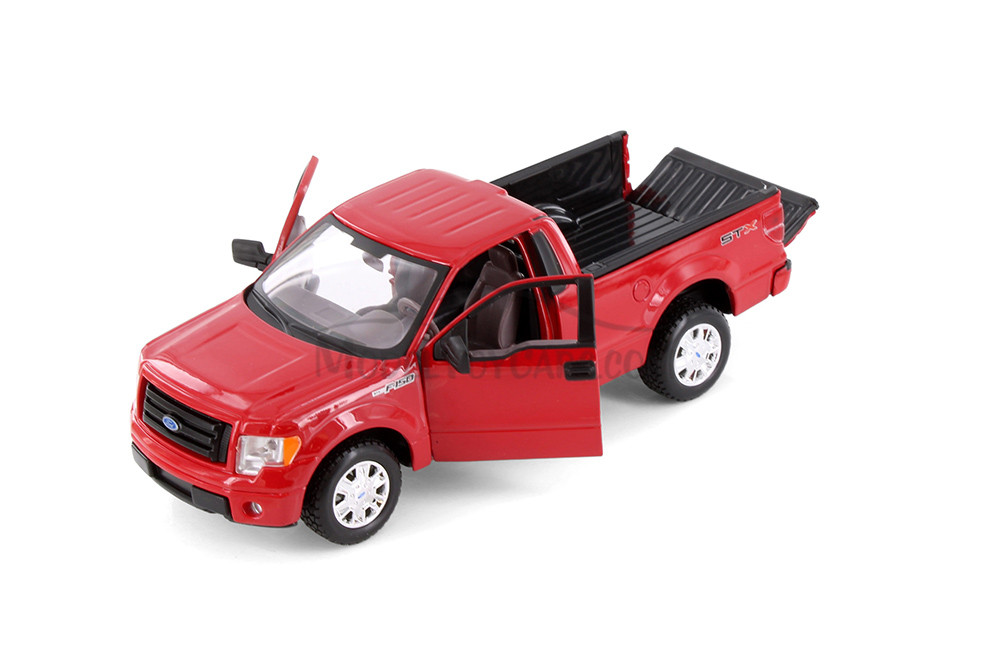 Ford F-150 STX Pickup Truck, Red - Maisto 31270 - 1/27 Scale Diecast Model Toy Car