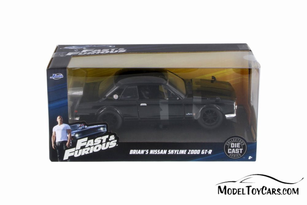 1971 Nissan Skyline 2000 GT-R (Brian O'Conner), Fast Five - Jada 99686 - 1/24 Scale Diecast Car
