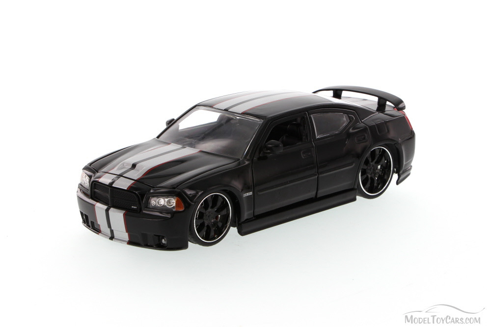 Dodge Charger SRT8, Black - Jada Toys Bigtime Muscle 90798 - 1/24