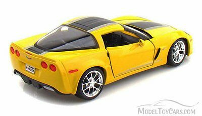 Chevy Corvette Z06 GT1 Commemorative Edition Yellow Maisto 31203 1 24 Scale Diecast Model Toy Car ModelToyCars