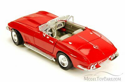 1967 Chevy Corvette, Red - Showcasts 73224 - 1/24 scale Diecast Model Toy Car