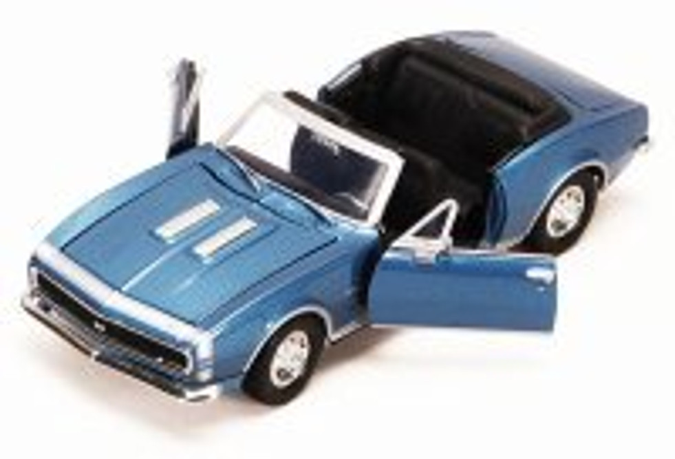 1967 Chevy Camaro SS, Blue - Showcasts 73301 - 1/24 scale Diecast Model Toy Car (Brand New, but NOT IN BOX)