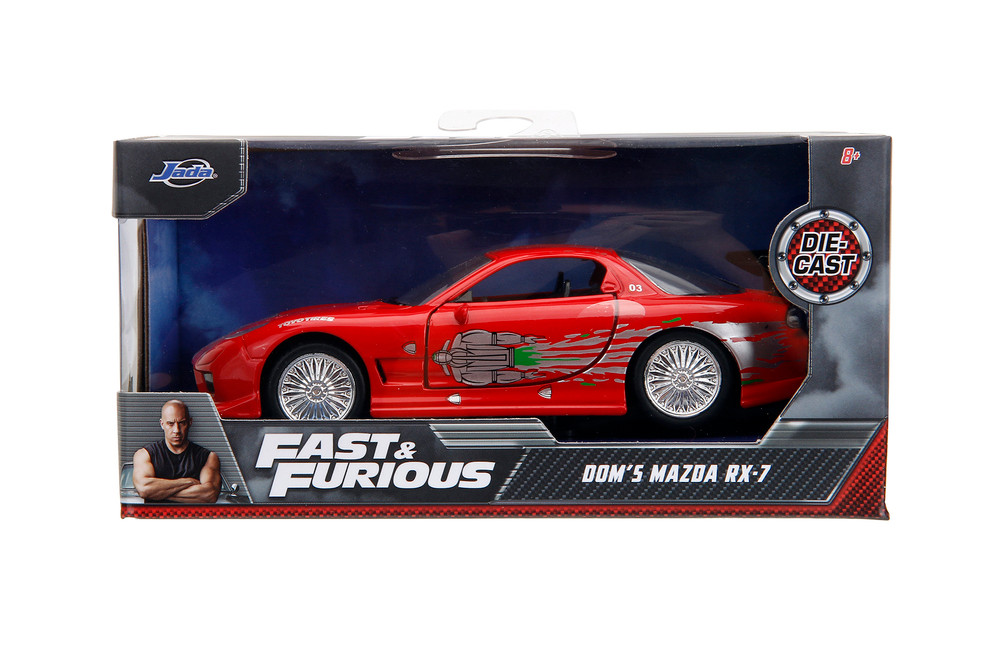 Dom's Mazda RX-7 F8 'The Fate of the Furious Movie, Red - 98377