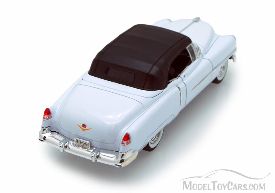 1953 Cadillac Eldorado, White - Welly 22414 - 1/24 scale Diecast Model Toy Car