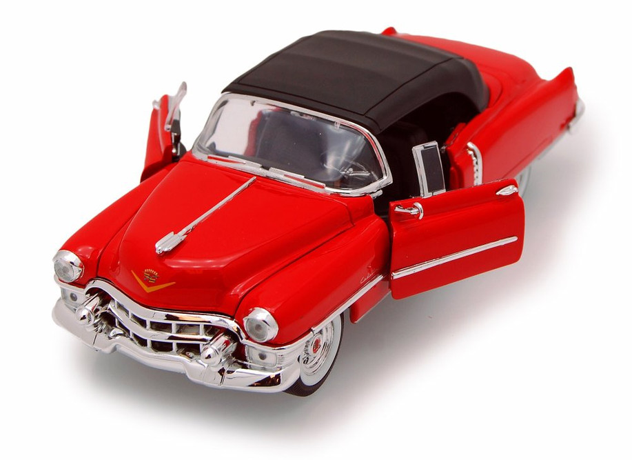 1953 Cadillac Eldorado, Red - Welly 22414 - 1/24 scale Diecast