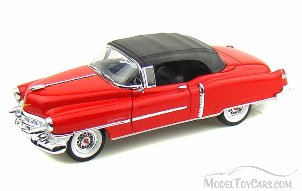 1953 Cadillac Eldorado, Red - Welly 22414 - 1/24 scale Diecast