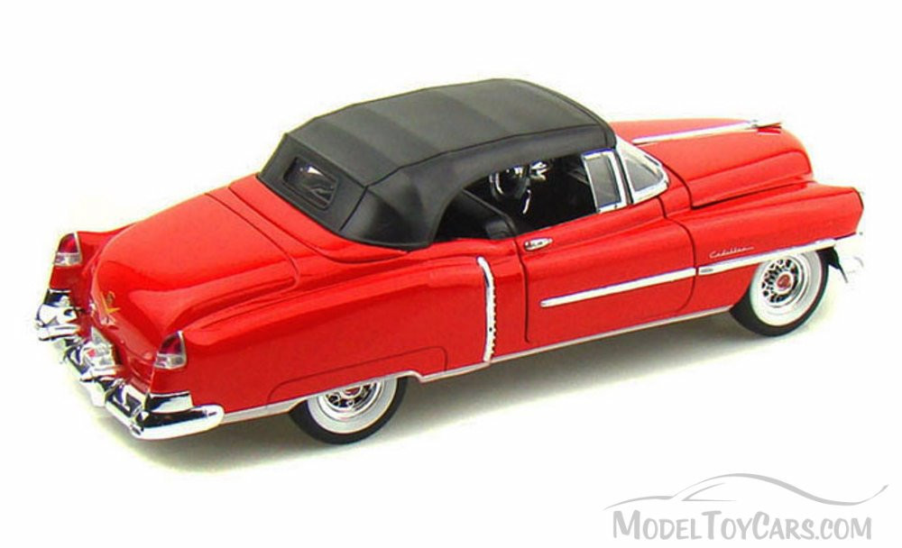 1953 Cadillac Eldorado, Red - Welly 22414 - 1/24 scale Diecast Model Toy Car