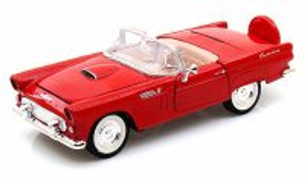 1956 Ford Thunderbird Convertible, Red - Showcasts 73215 - 1/24 Scale Diecast Model Car (Brand New, but NOT IN BOX)