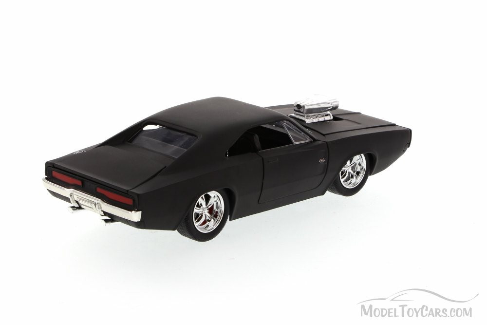 Dom's 1970 Dodge Charger R/T, Matte - Toys Fast & Furious 97174 - 1/24 scale Diecast Model Toy Car