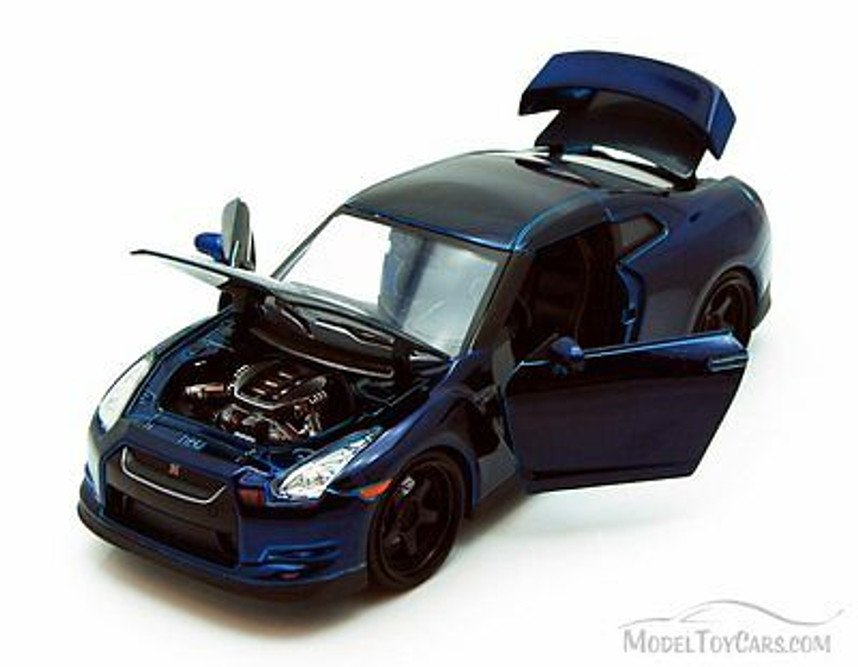 Brian's 2009 Nissan GT-R Furious 97082-1/24 scale Diecast Model Toy Car (Brand New, but NOT IN BOX)