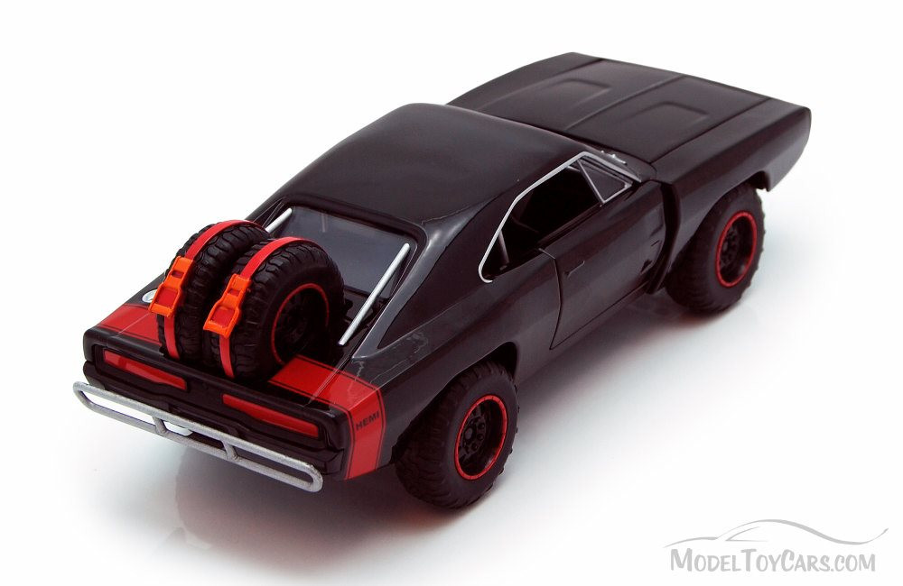 Dom's 1970 Dodge Charger Off-Road, Black - Jada Toys Fast