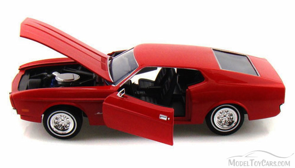1971 Ford Mustang Sportsroof, Red - Motormax Premium American