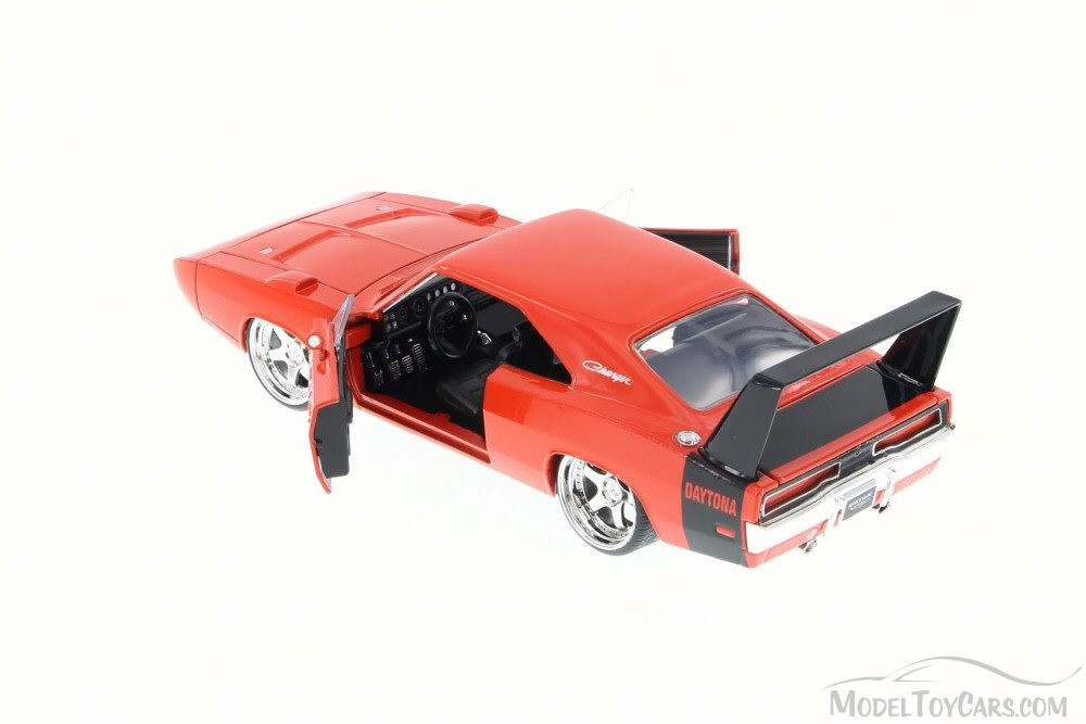 1969 Dodge Charger Daytona, Orange - JADA 97683HT - 1/24 Scale