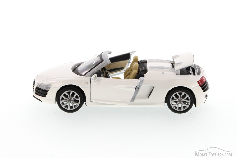Audi R8 Spyder Convertible, White - Maisto 31204 - 1/24