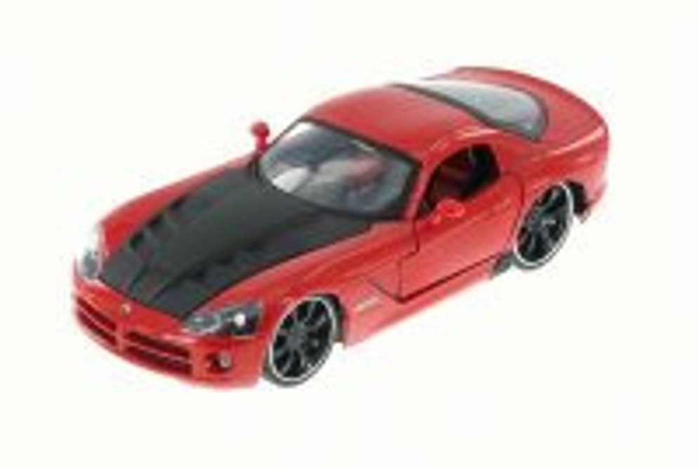 2008 Dodge Viper SRT10, Red - JADA 91804XN - 1/24 Scale Diecast Car (Brand New, but NOT IN BOX)