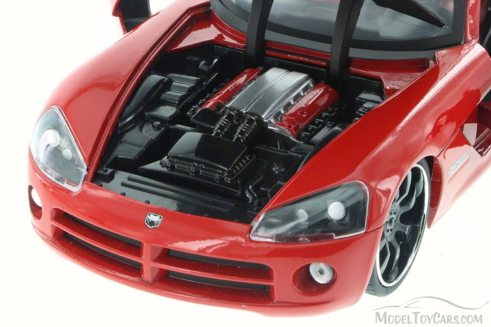 2008 Dodge Viper SRT10, Red - JADA 91804XN - 1/24 Scale Diecast Car (Brand New, but NOT IN BOX)