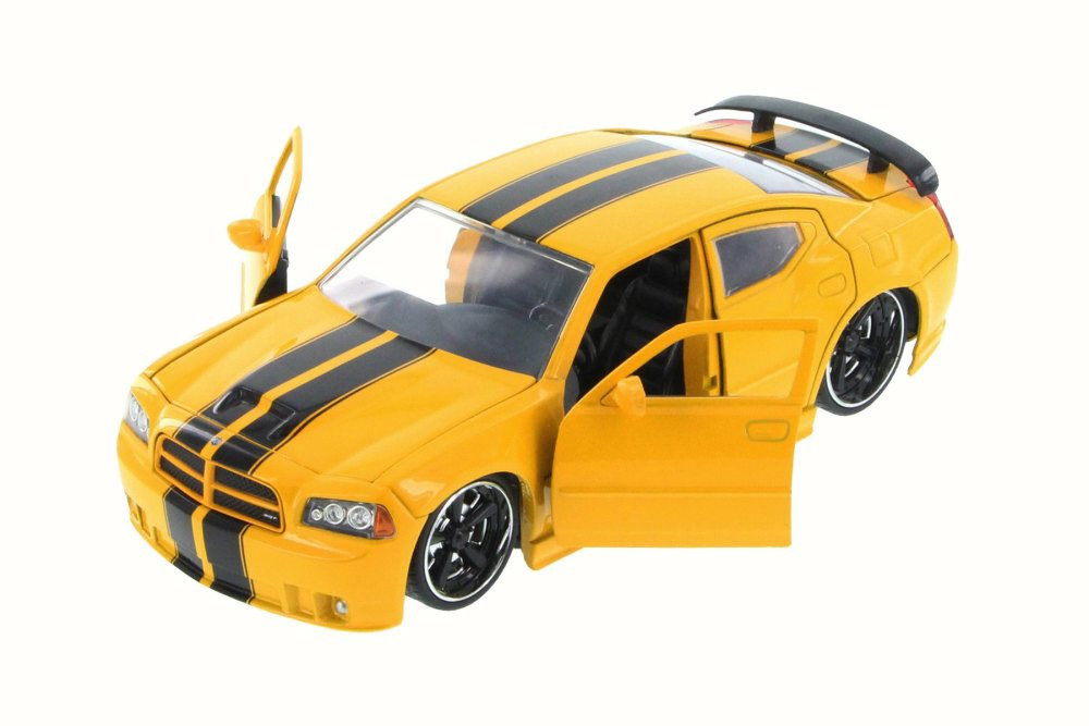 2006 Dodge Charger SRT8, Yellow - JADA 96807YV - 1/24 Scale