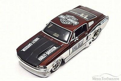1967 Ford Mustang GT, Metallic Red - Maisto Harley-Davidson 32168